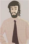 ALEX KATZ Plaid Shirt I and II.